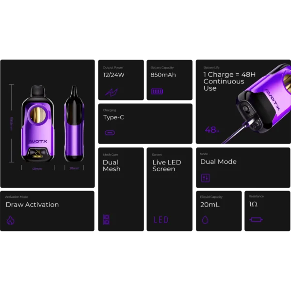 AVOTX Space 3 40K Disposable Vape - Image 2