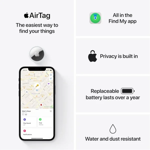 Apple AirTag, 1 Pack - Image 3