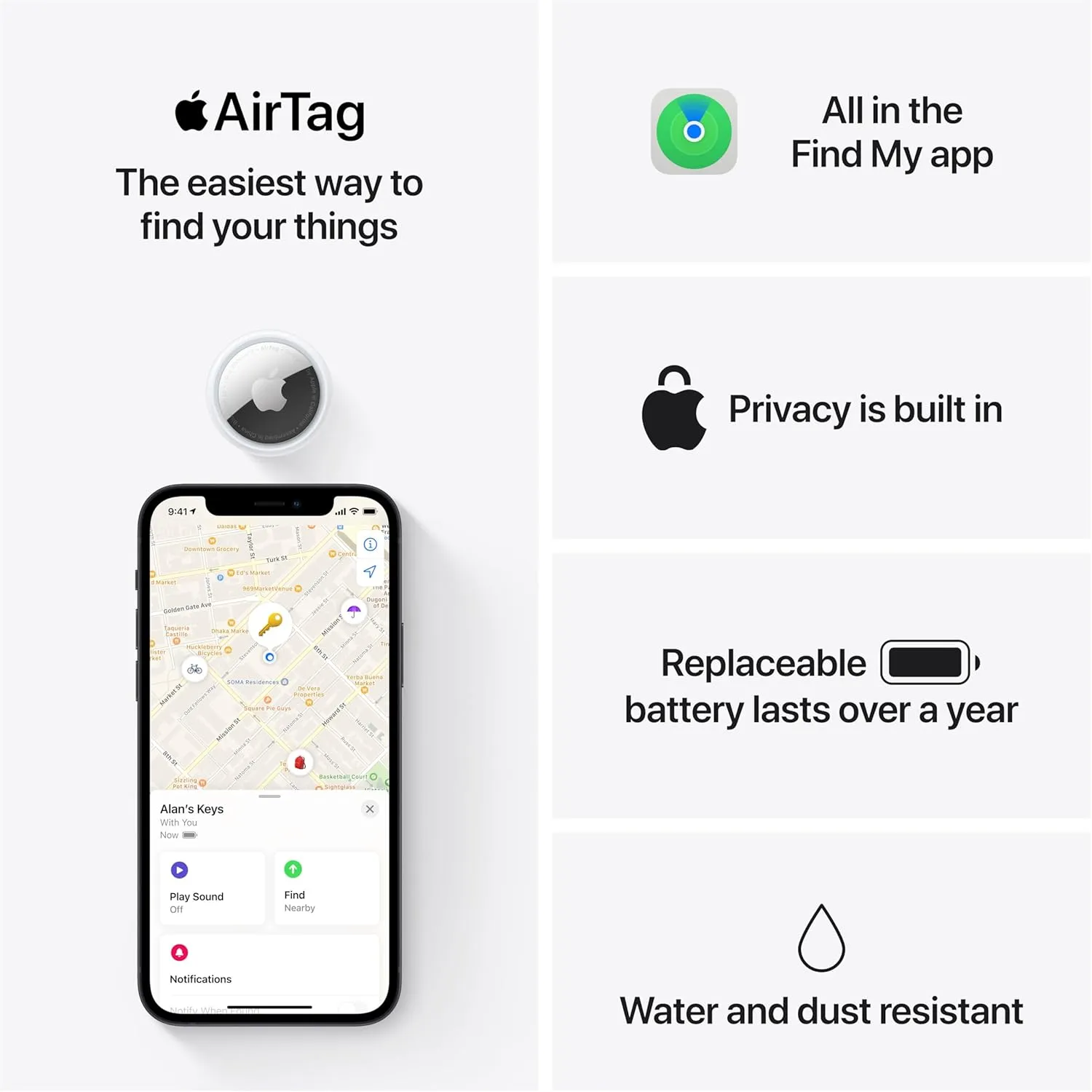 Apple AirTag, 1 Pack - Image 3