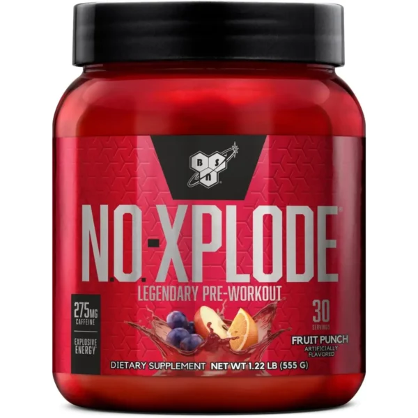 BSN N.O.-XPLODE Pre Workout Powder, Energy Supplement for Men and Women, 30 Servings