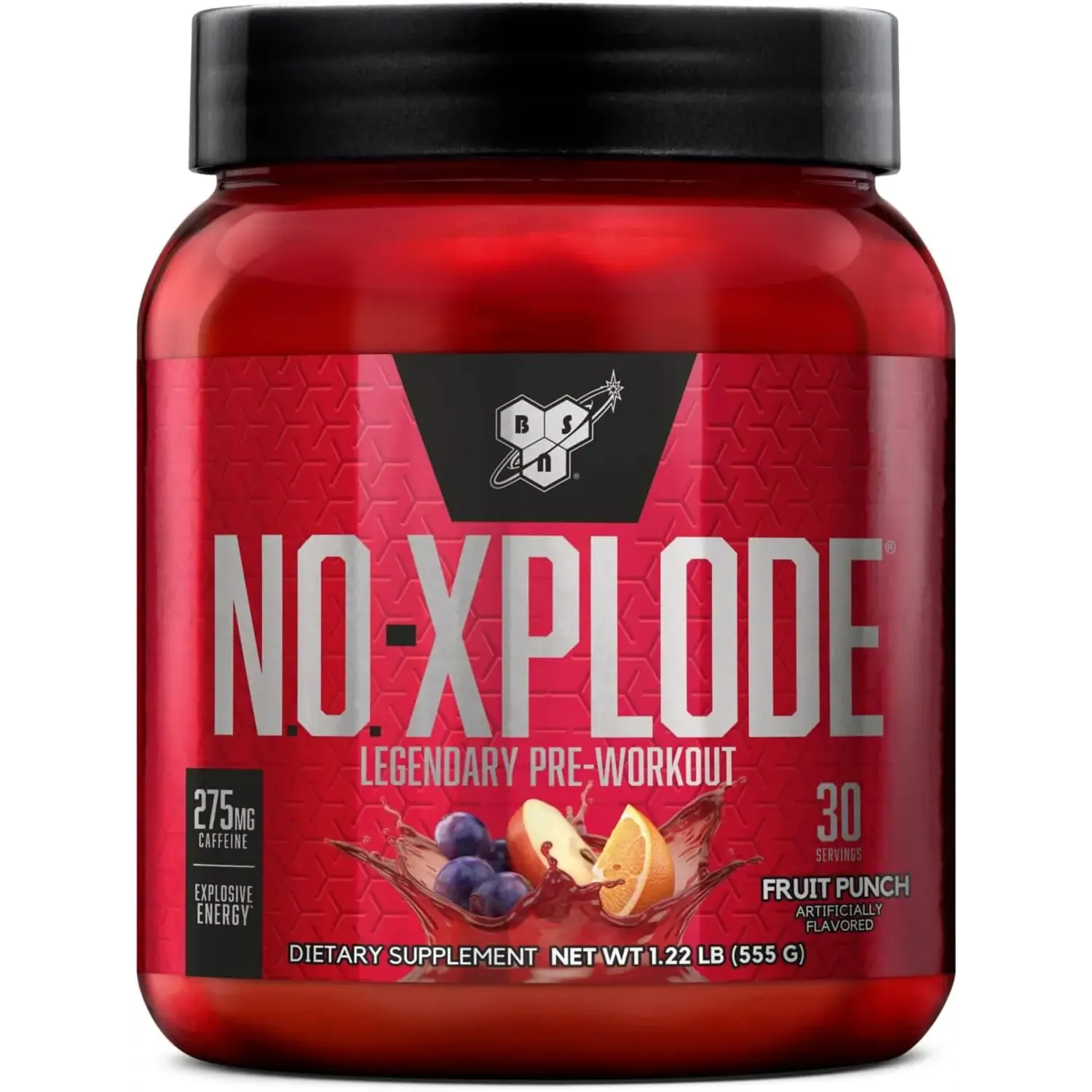 BSN N.O.-XPLODE Pre Workout Powder, Energy Supplement for Men and Women, 30 Servings