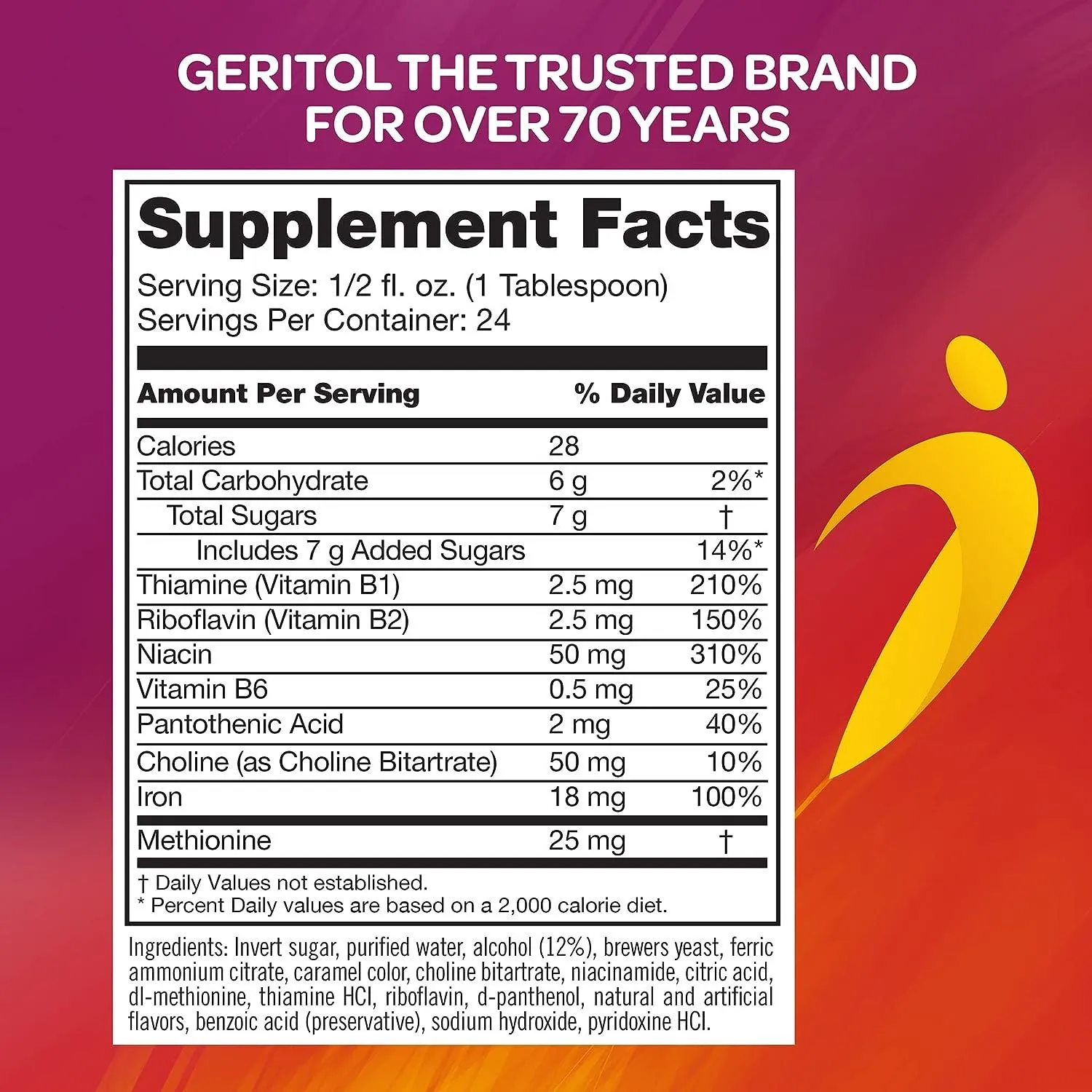 Geritol Liquid Vitamin and Iron Supplement - Image 3