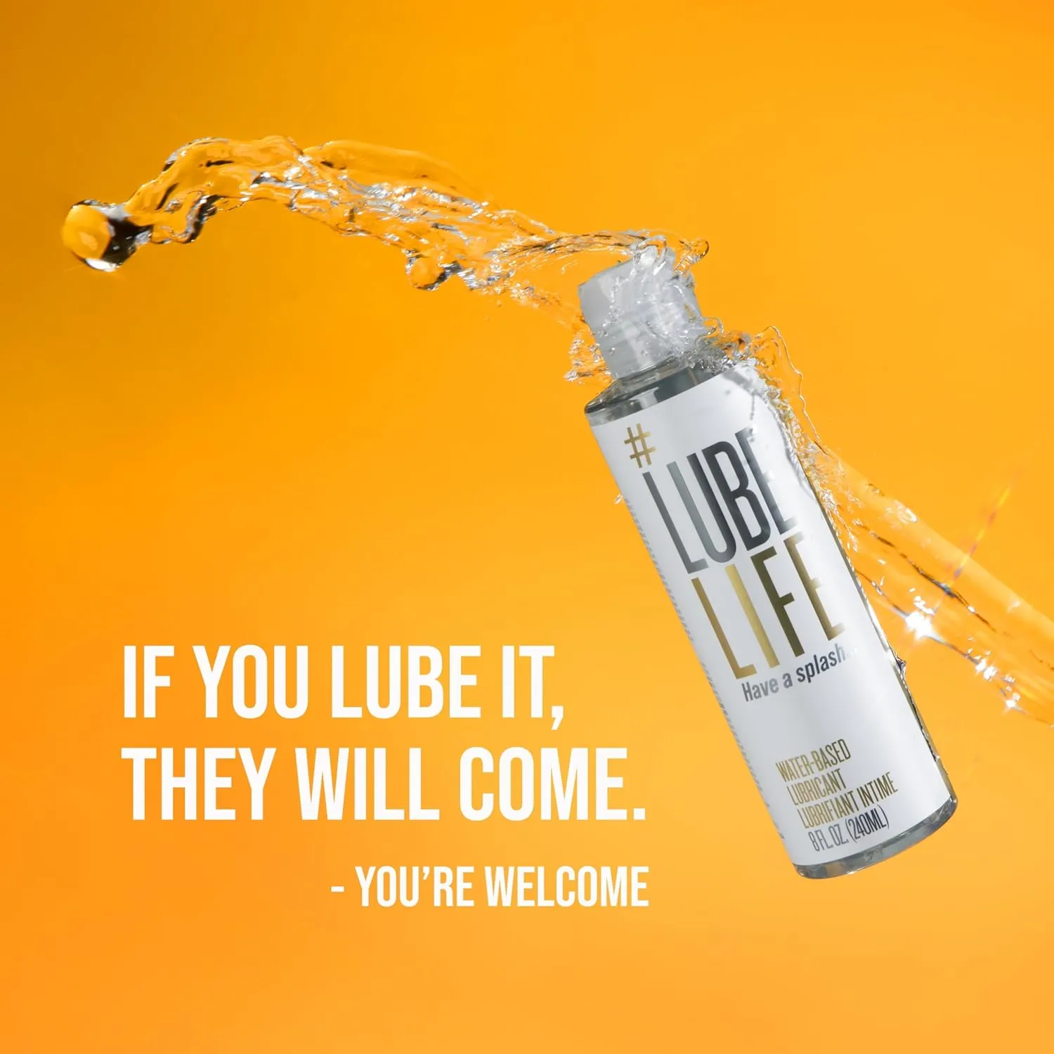 Lube Life Water Based Personal Lubricant, 8Fl Oz - Image 3